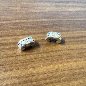 Pandora Band of Hearts Clip Charm Spacers - Set of two